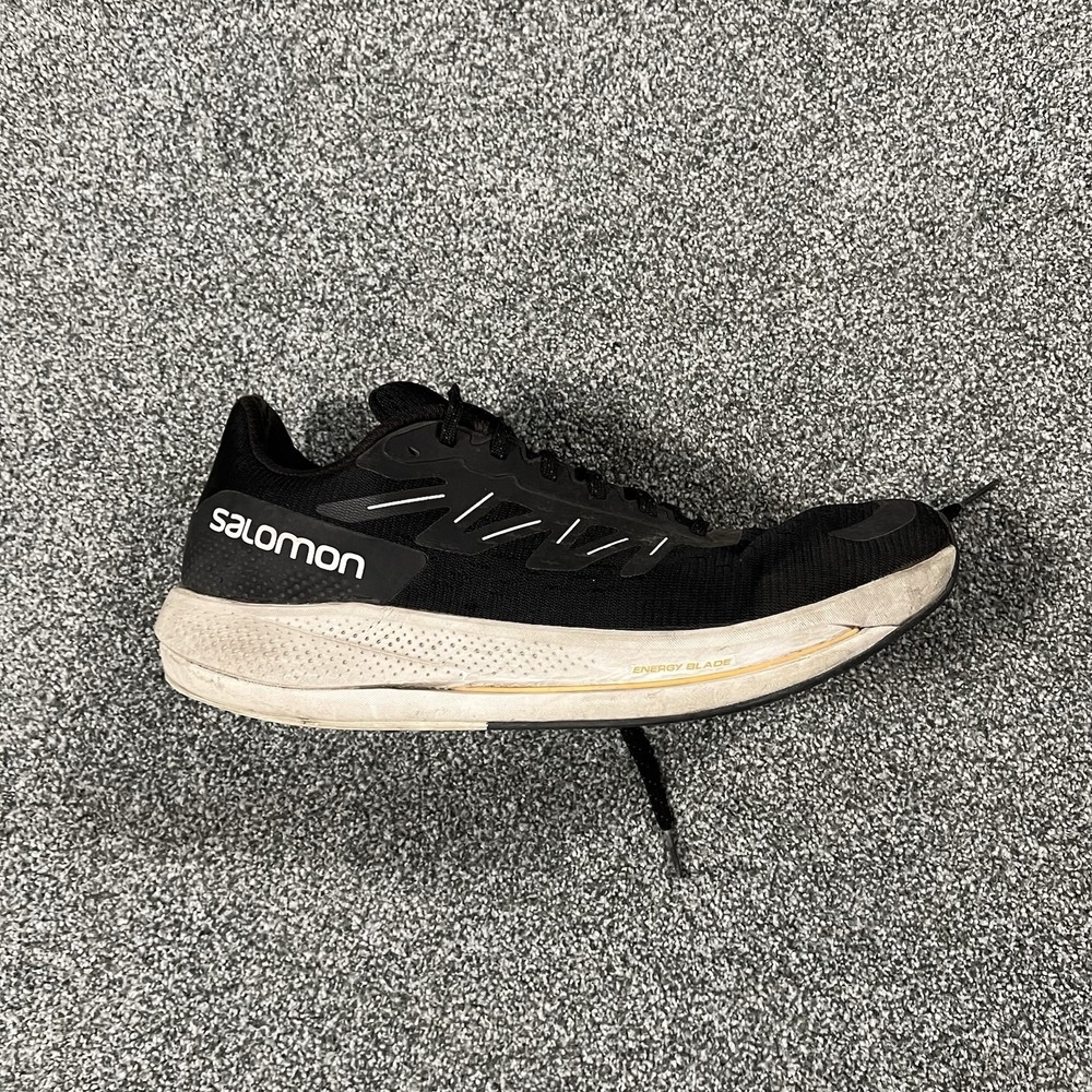 Salomon Spectur Black Running Shoes Mens Size 10 Energy Blade Road 415896